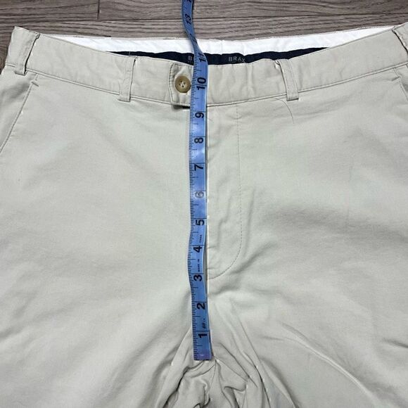 Brax Feel Good Mens Size 33x32 Chino Khakis Beige Dress Pants 31" Inseam - Picture 7 of 8